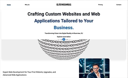 Elite Web Wrxs - website by Kevin