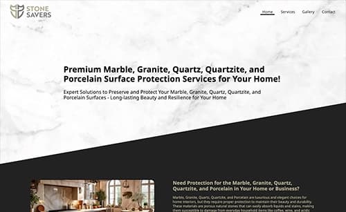 Stone Savers - website by Kevin